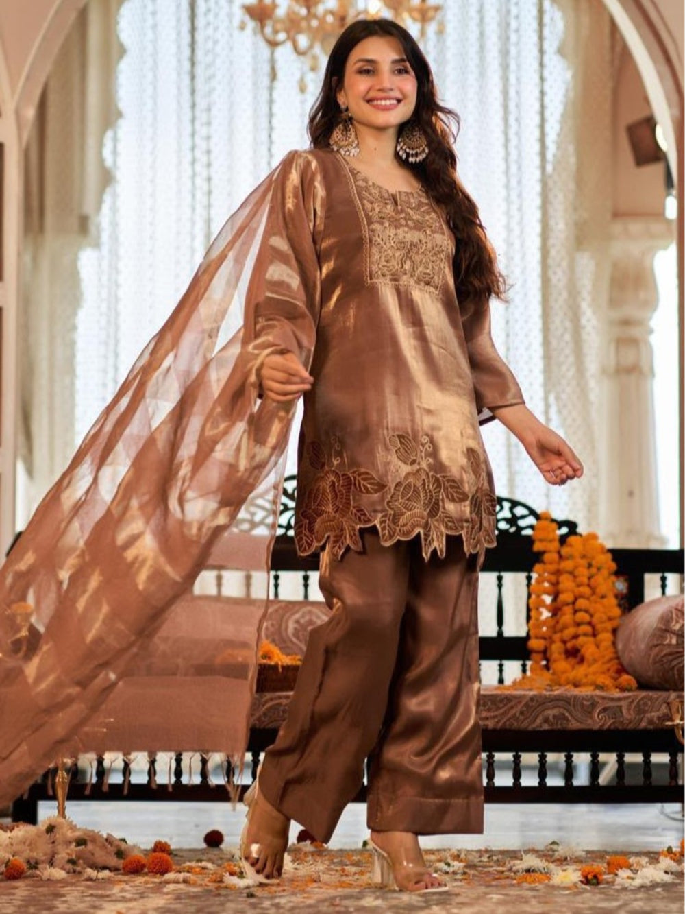 Opela Taupe Full Work Suit Set