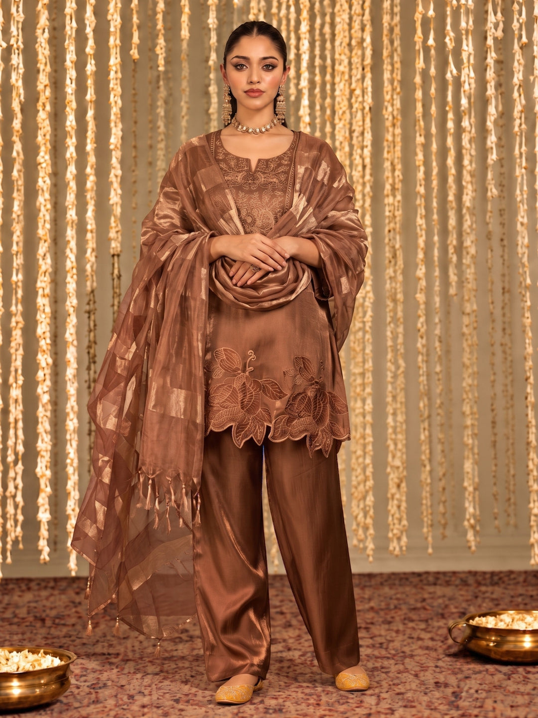 Opela Taupe Full Work Suit Set
