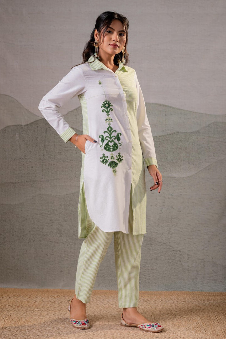 Param fern cotton co-ord set