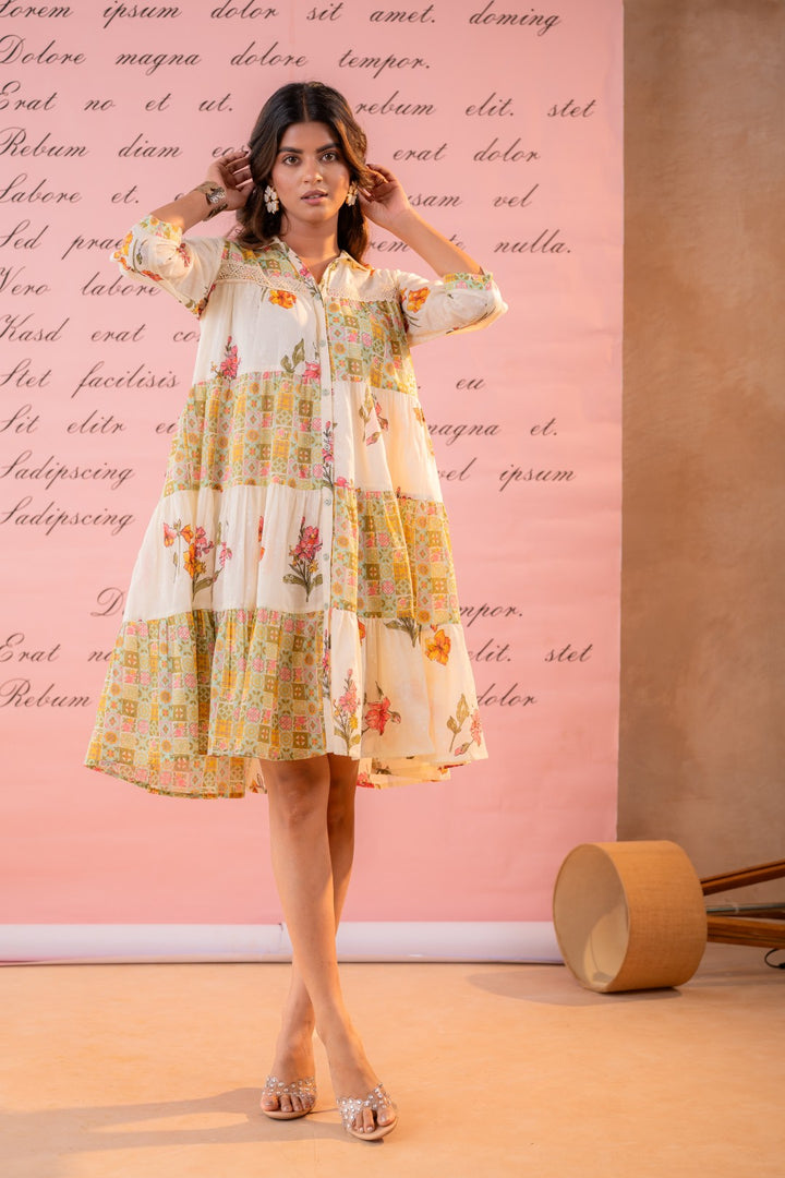 Param floral cotton dress