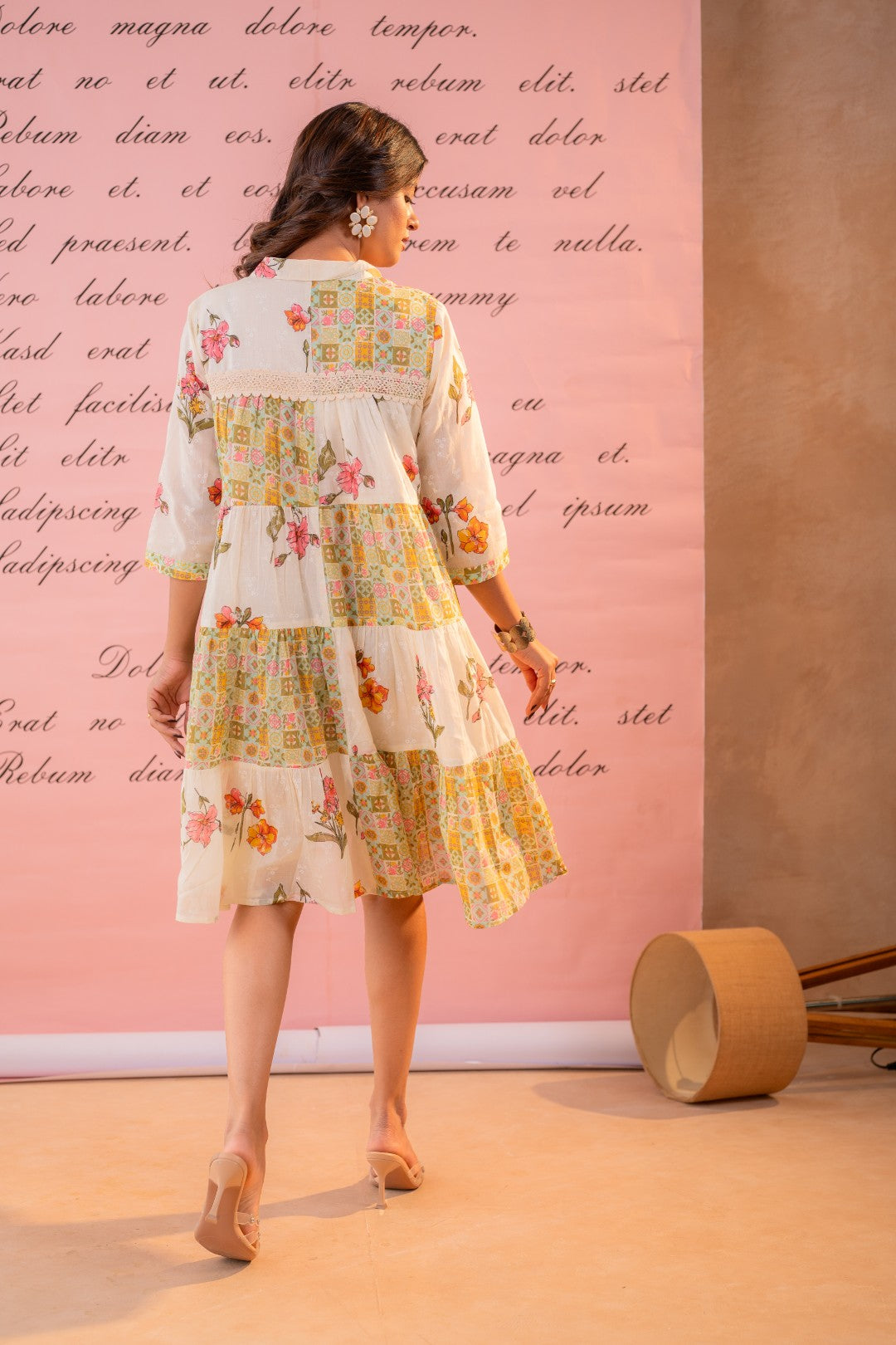 Param floral cotton dress