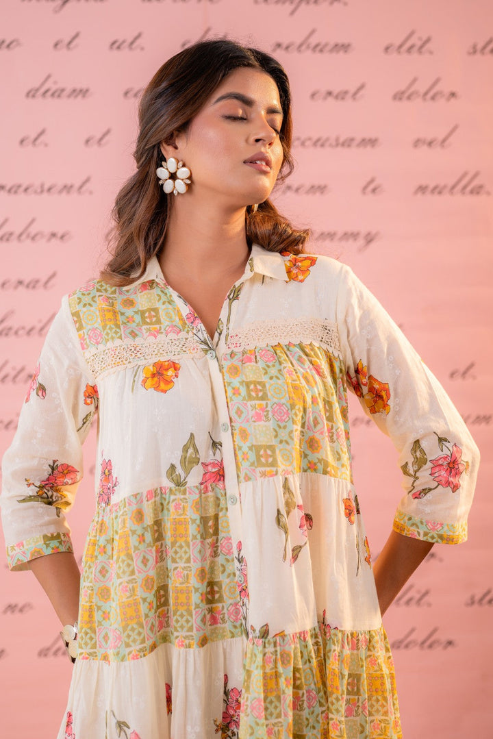Param floral cotton dress