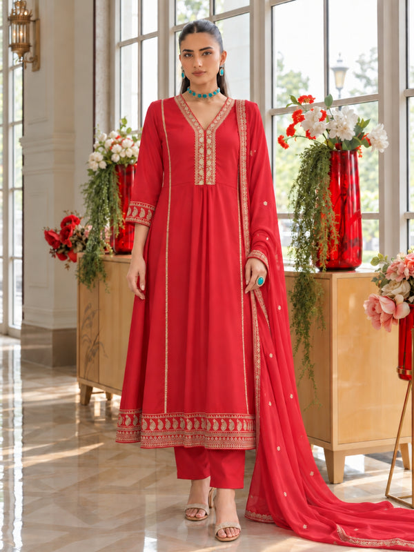Palash Valentine Full Work Suit Set