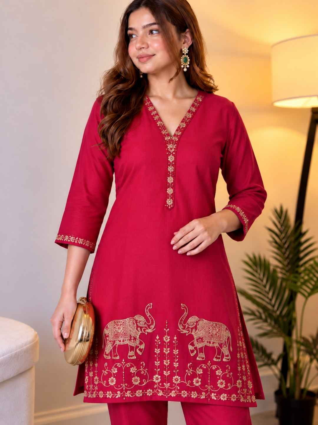 Parikrama Rose Handwork Co-ord set
