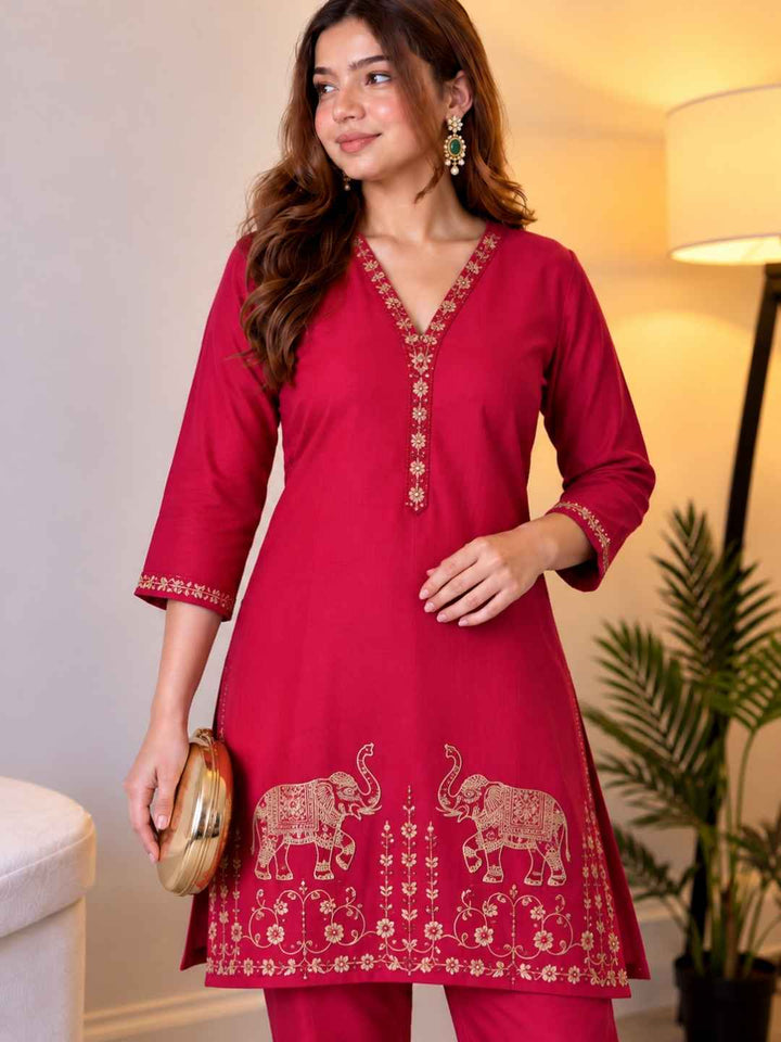 Parikrama Rose Handwork Co-ord set