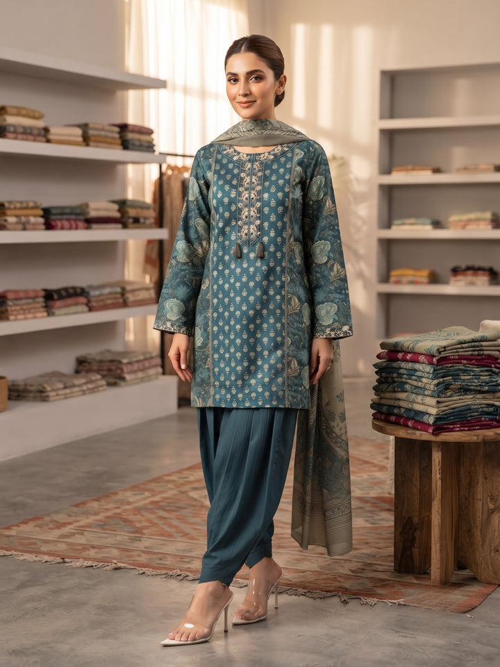 Parul Indi Cotton Farshi Suit Set