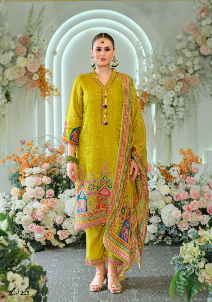 Sarvada Amber Full Work Suit Set