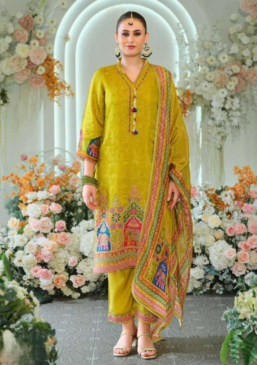 Sarvada Amber Full Work Suit Set