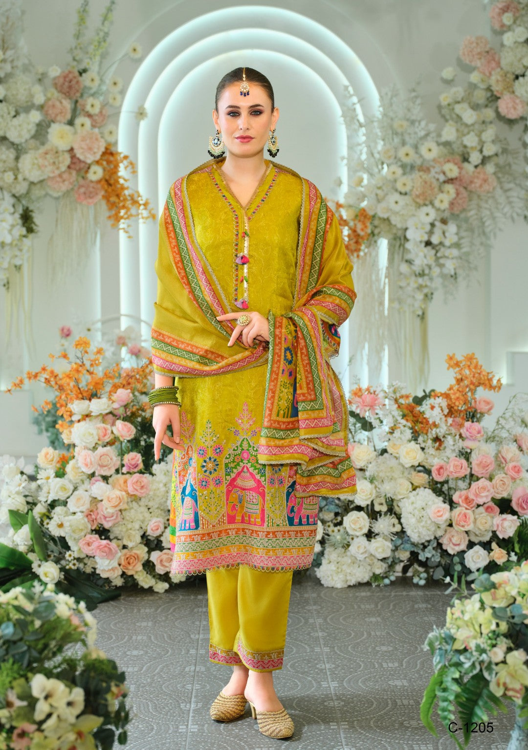 Sarvada Amber Full Work Suit Set