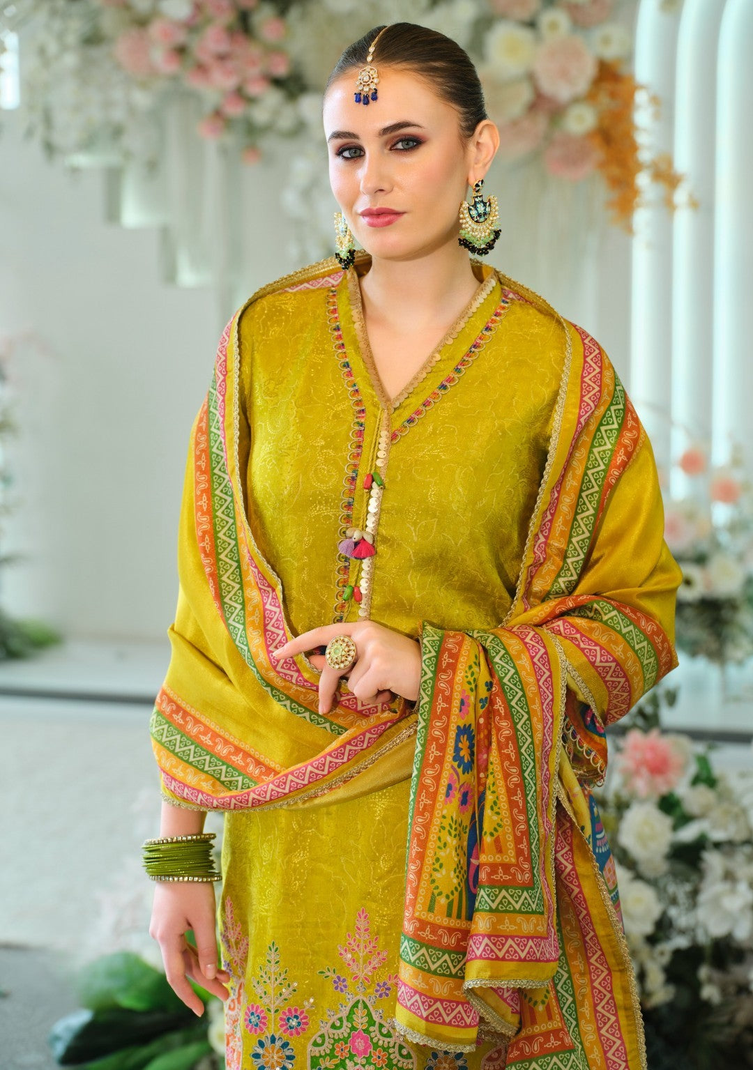 Sarvada Amber Full Work Suit Set