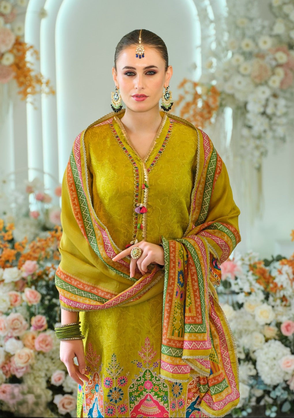 Sarvada Amber Full Work Suit Set