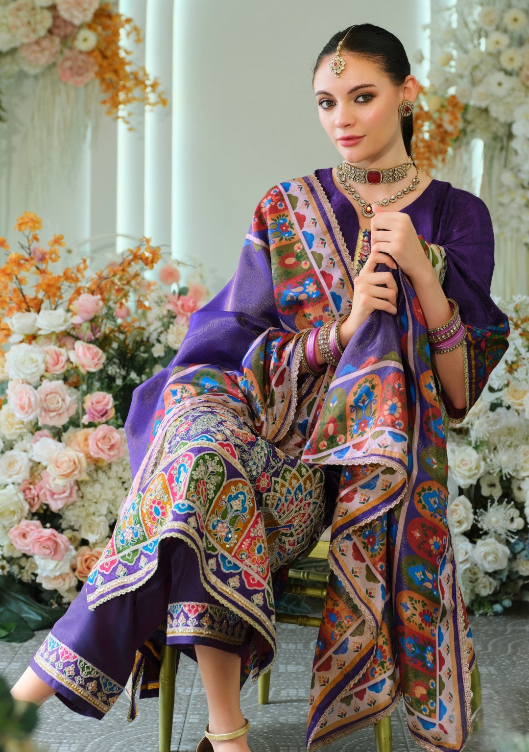 Sarvada iris full work suit set