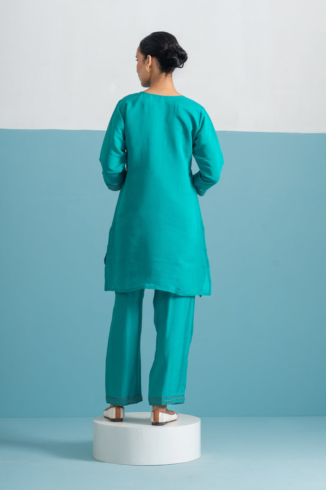 Parikrama Peacock Handwork Co-ord Set