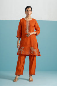 Parikrama Apricot Handwork Co-ord Set