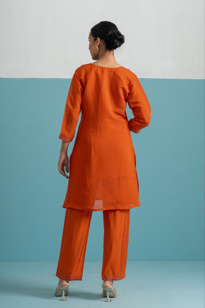 Parikrama Apricot Handwork Co-ord Set