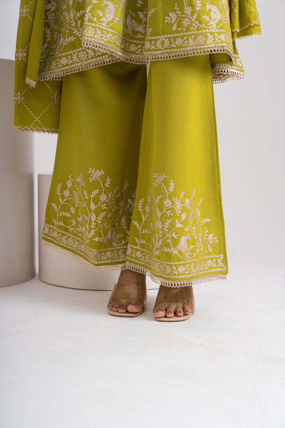 Parikrama Fern Embroidery Suit Set