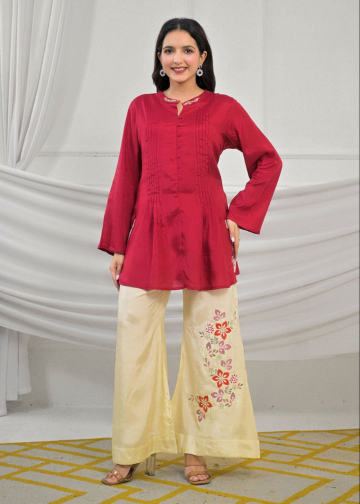 Kara Punch Embroidery Premium Co-ord Set s4