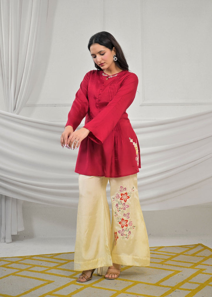 Kara Punch Embroidery Premium Co-ord Set s4