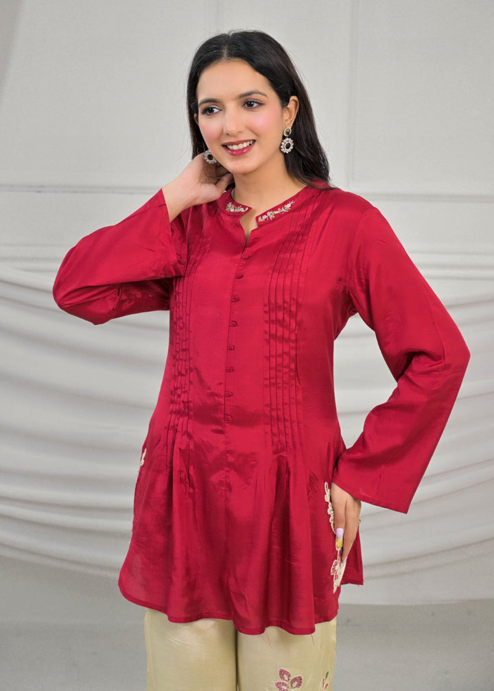 Kara Punch Embroidery Premium Co-ord Set s4