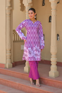 Swarnali Orchid Cotton Coord set