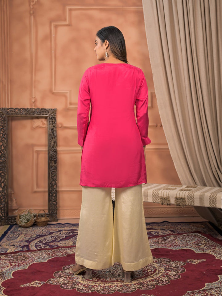 Kara Rouge embroidery premium co-ord set