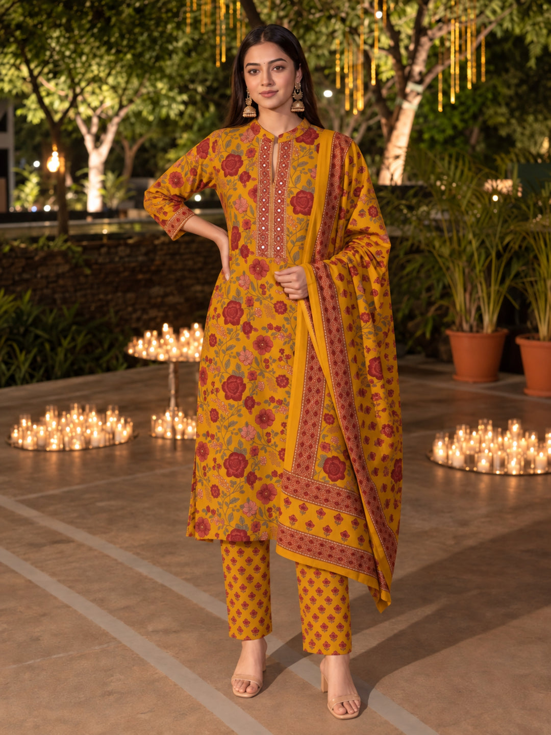 Poppi Amber Cotton Suit Set