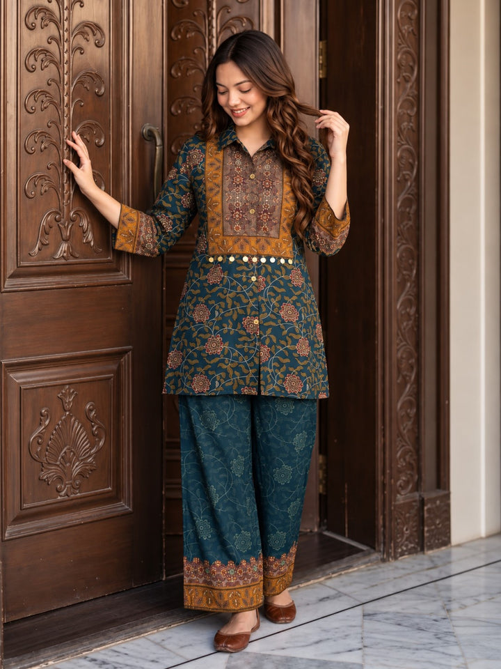 Poppi Carbon Printed Co-Ord Set
