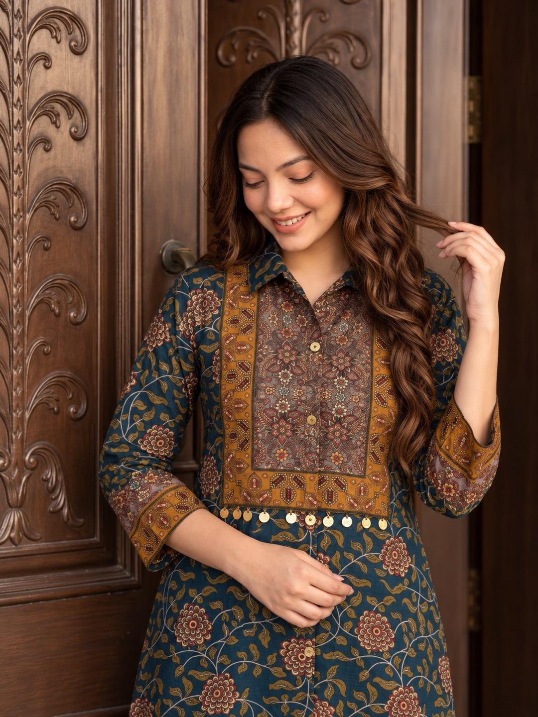 Poppi Carbon Printed Co-Ord Set