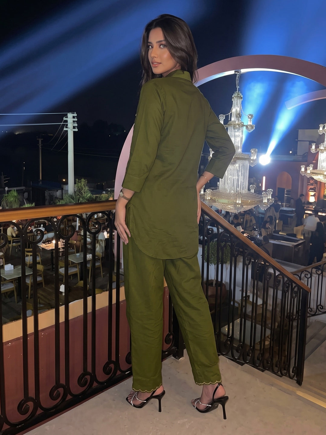 Poppi Clover Embroidery Cotton Co-Ord Set