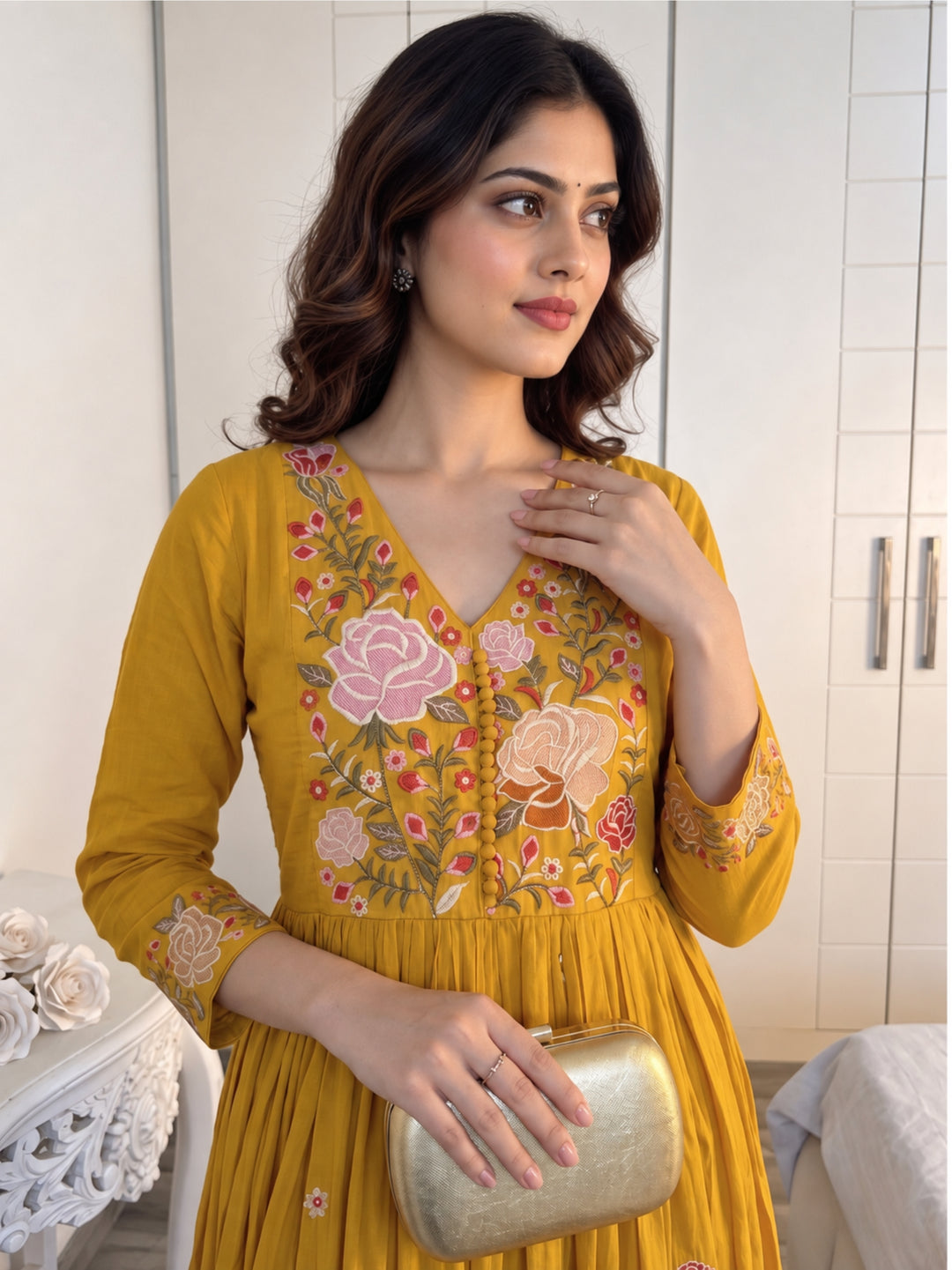Poppi Mimosa Embroidery Suit Set