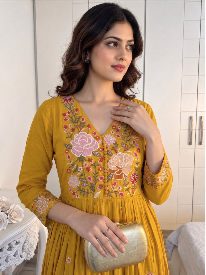 Poppi Mimosa Embroidery Suit Set