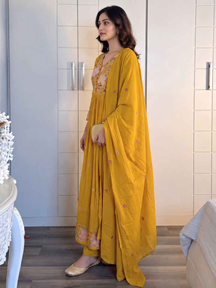 Poppi Mimosa Embroidery Suit Set