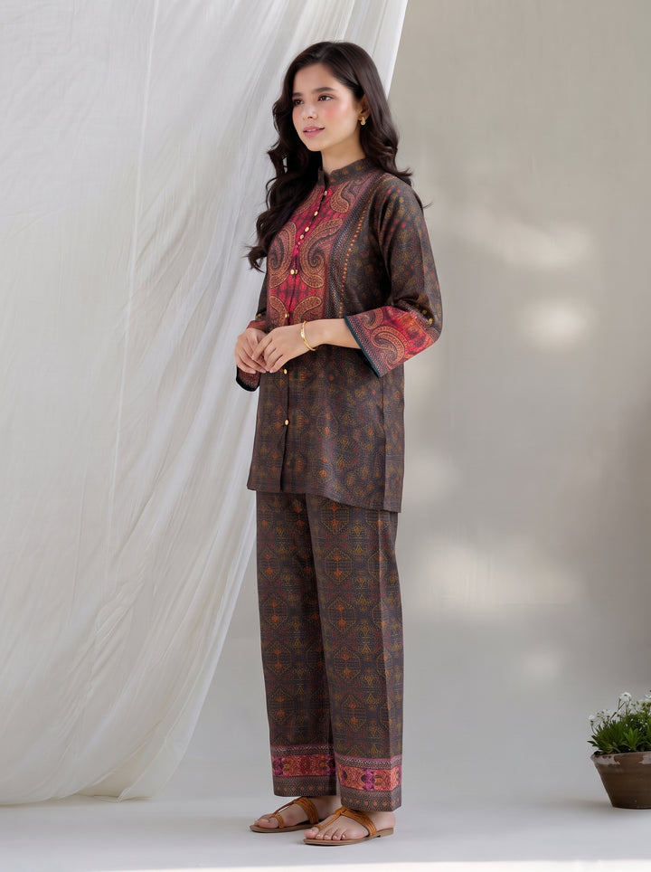 Poppi Pecan Printed Co-Ord Set