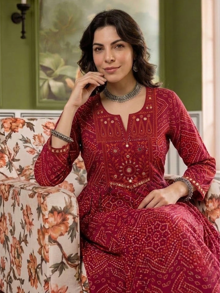 Poppi Petal Anarkali Suit Set