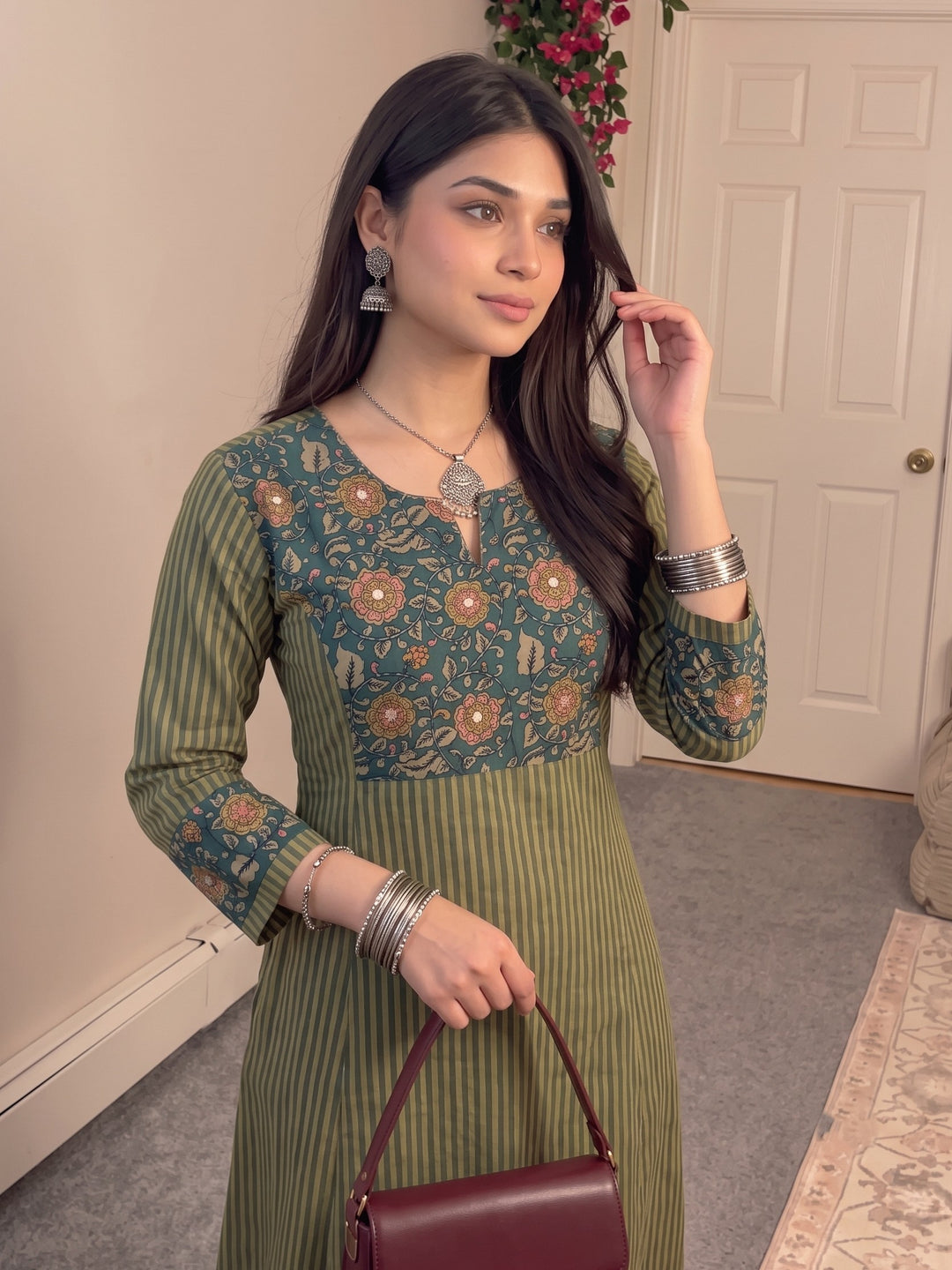 Poppi Sunrise Printed Kurta Pant Set
