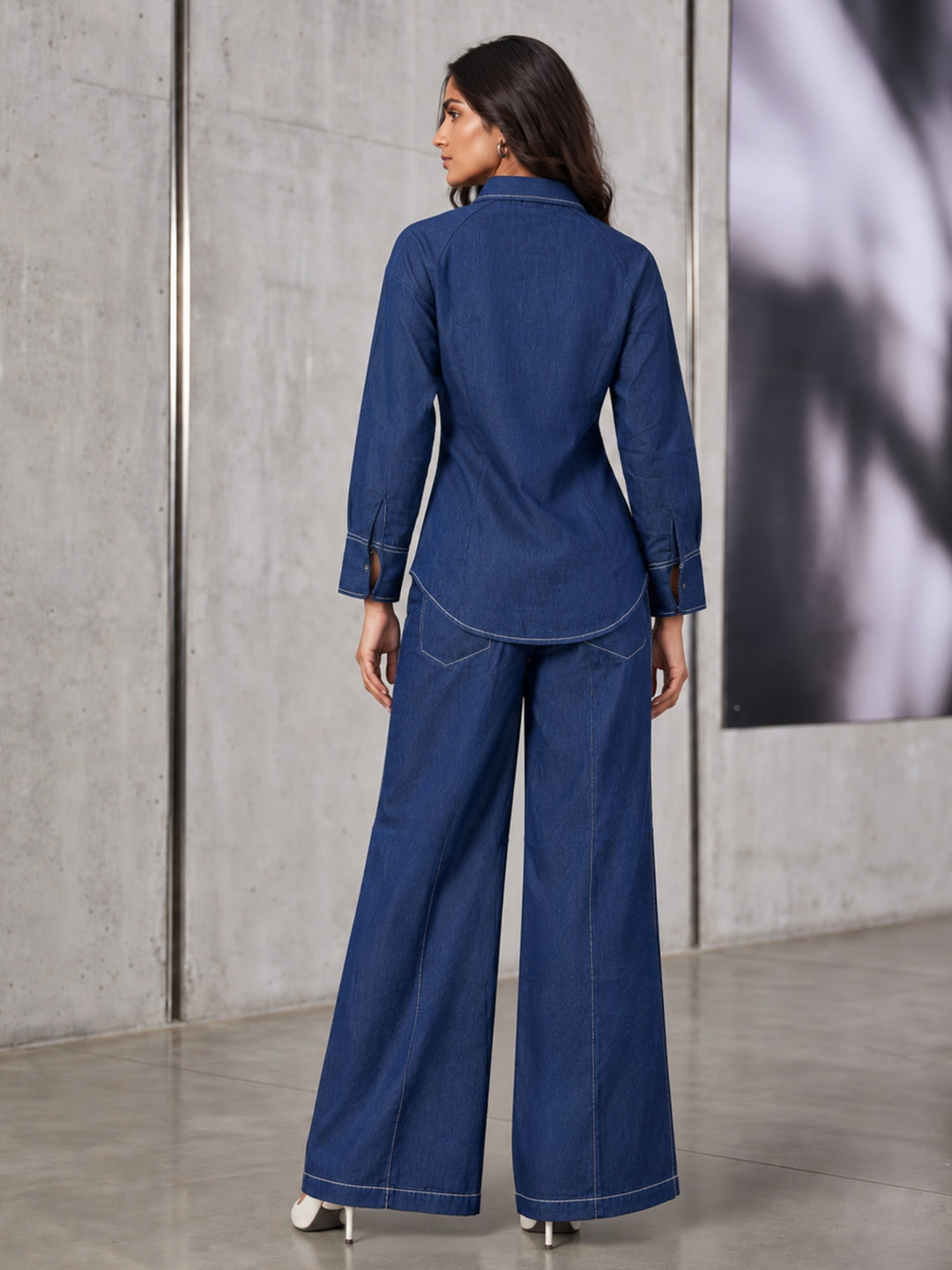 Priha Telav Denim Co-Ord Set