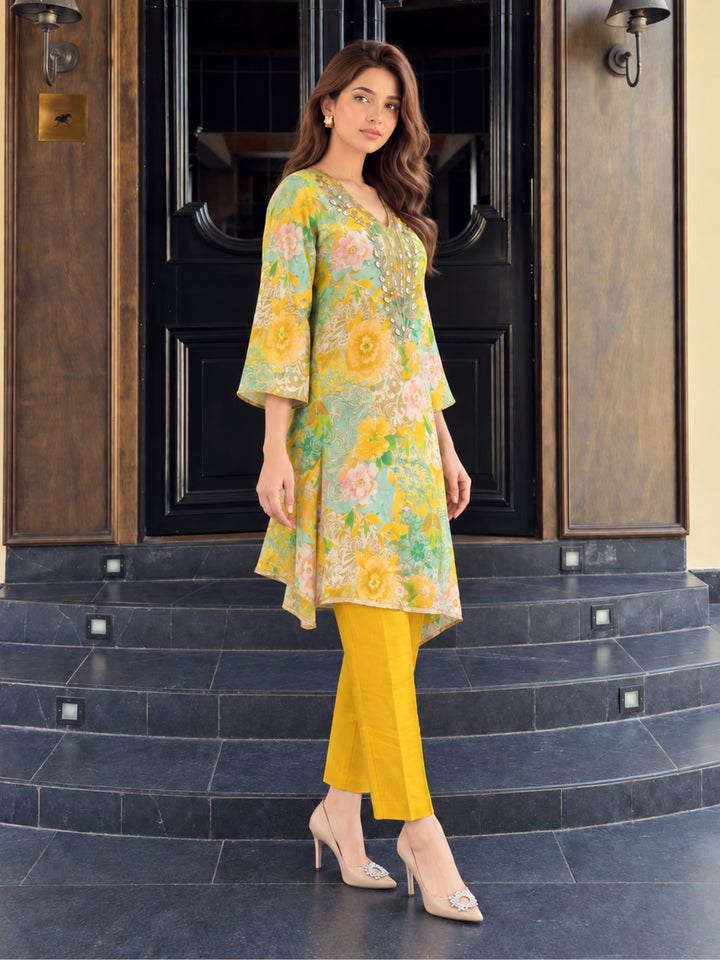 Prisha Dijon Work Festive Co-Ord Set