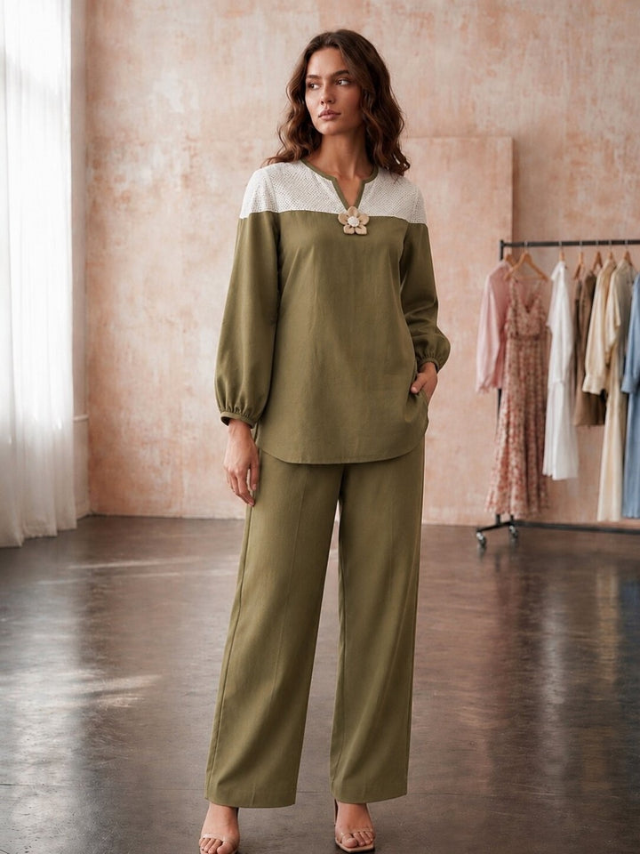 Prisha Kelly Cotton Co ord Set