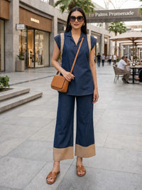 Prisha Mazure Denim Co-Ord Set