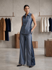 Prisha Patris Denim Co-ord Set