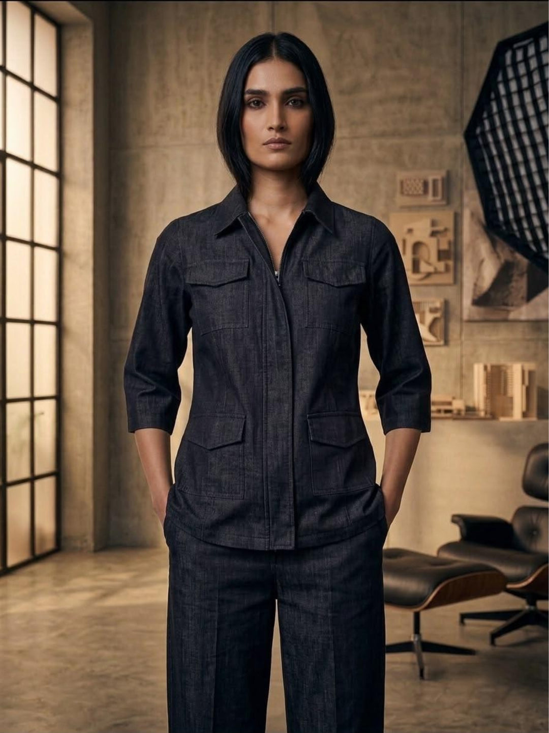 Prisha Singa Denim Co-Ord Set