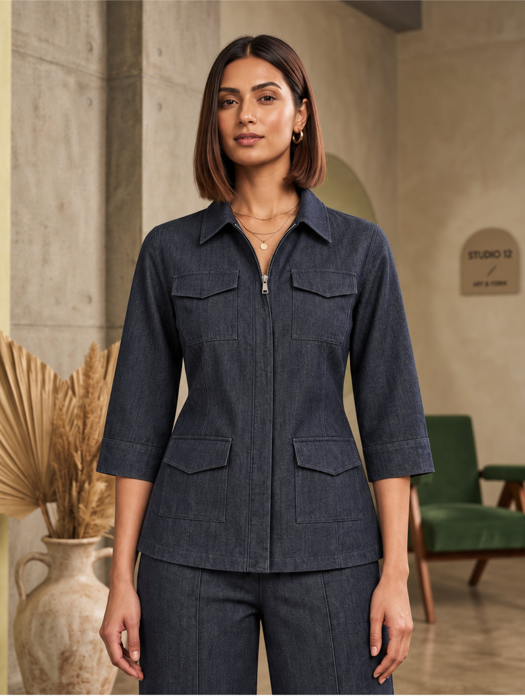 Prisha Singa Denim Co-Ord Set