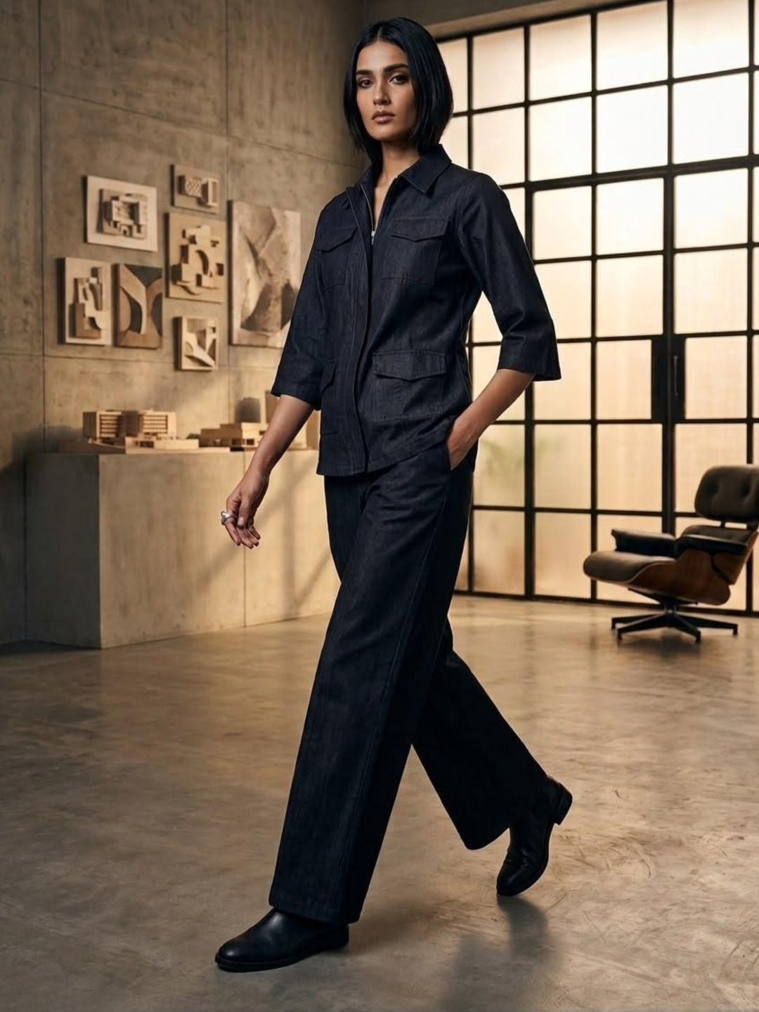 Prisha Singa Denim Co-Ord Set