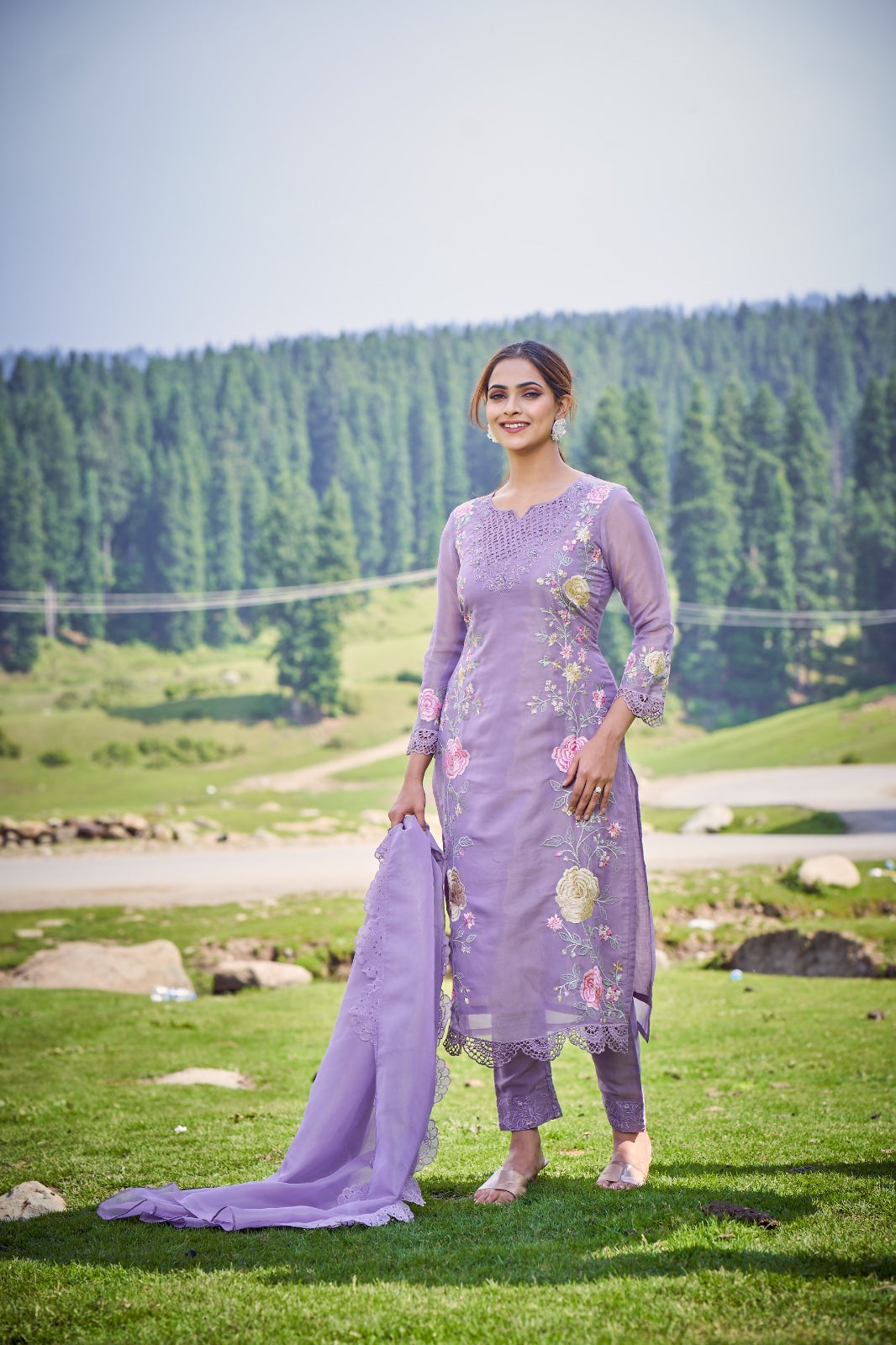 ADRIKA LILAC FULLL WORK SUIT SET