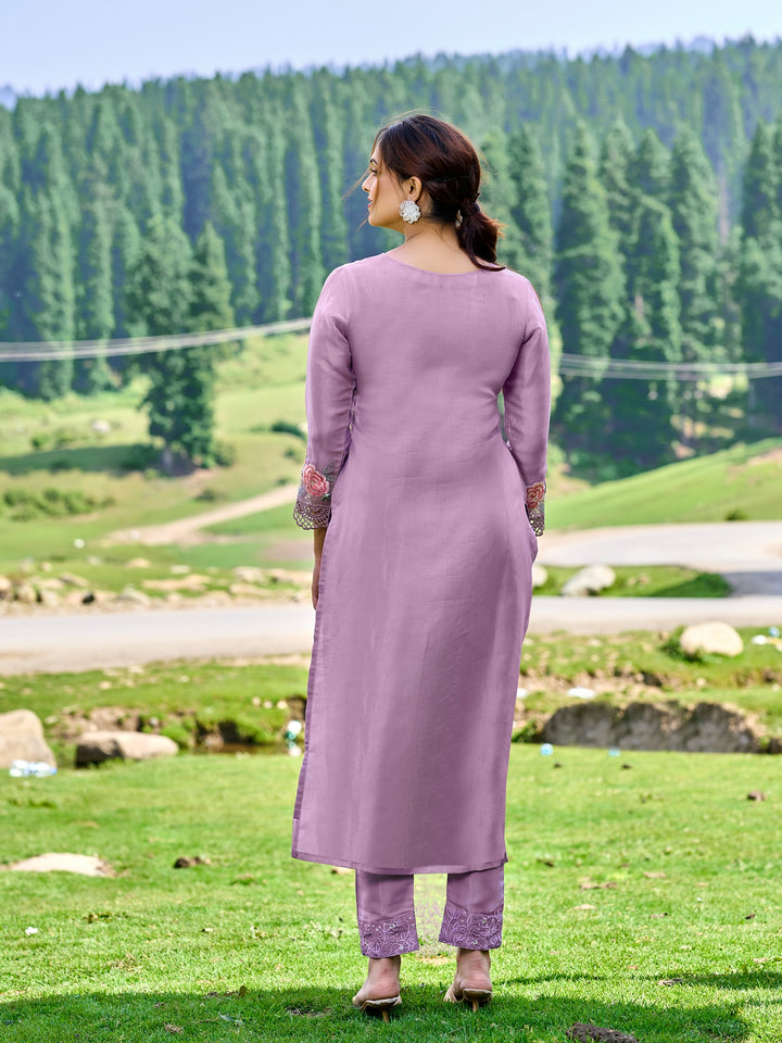 ADRIKA LILAC FULLL WORK SUIT SET