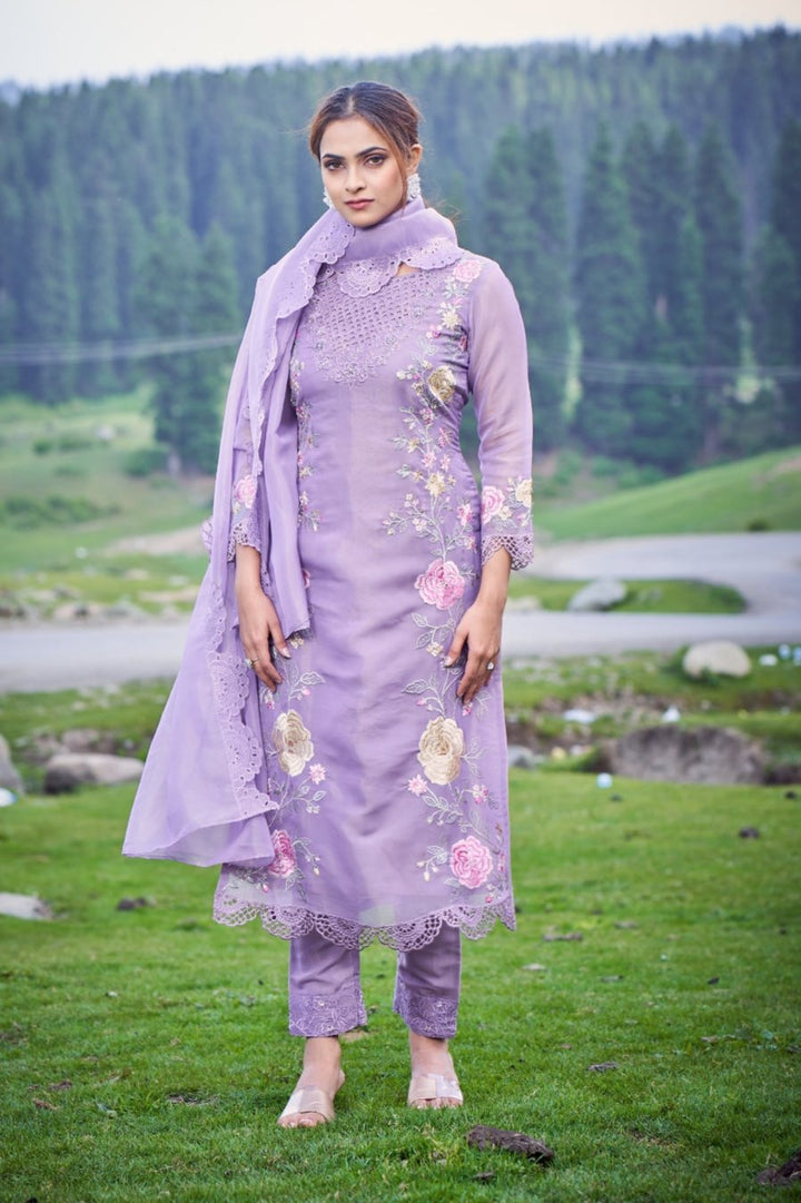 ADRIKA LILAC FULLL WORK SUIT SET