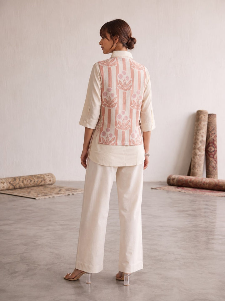 Ridhika Sunrise bib Style Cotton Co-Ord Set