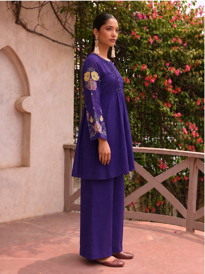 Sangini Tyrian Embroidery Work Suit set