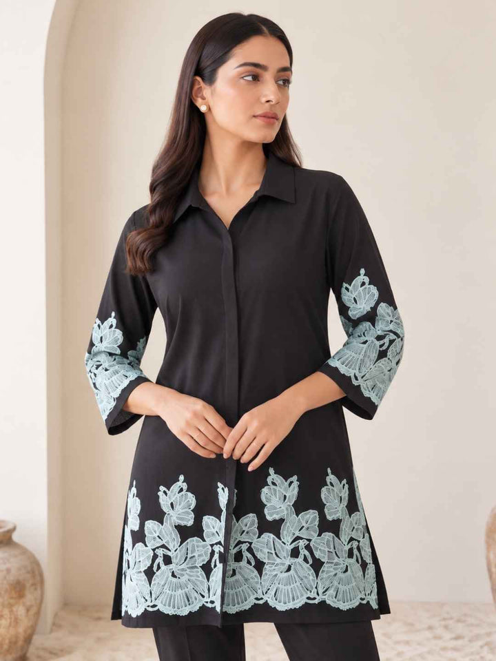 Reet Onyx Embroidered Co-ord Set