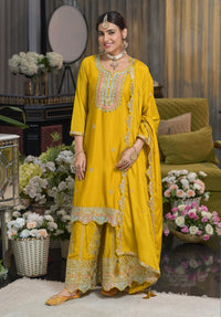 Shorba Amber Full Work Gharara Set
